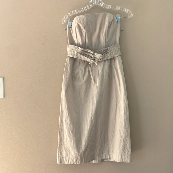 Byron Lars Strapless Belted Midi Dress - Picture 3 of 10